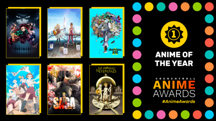 Crunchyroll Anime Awards 2022 Categories and Nominations.