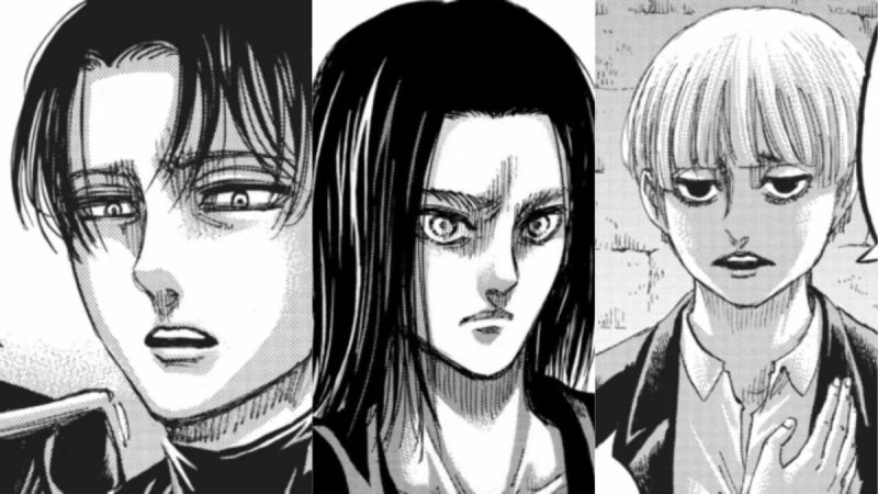 Attack of Titan Shares Close Look of Captain Levi, Eren, and Yelena