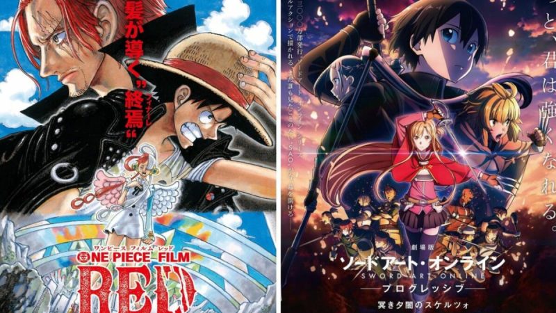 ‘One Piece Film: Red’ Reigns on Top and ‘SAO: Progressive’ Follows at #2