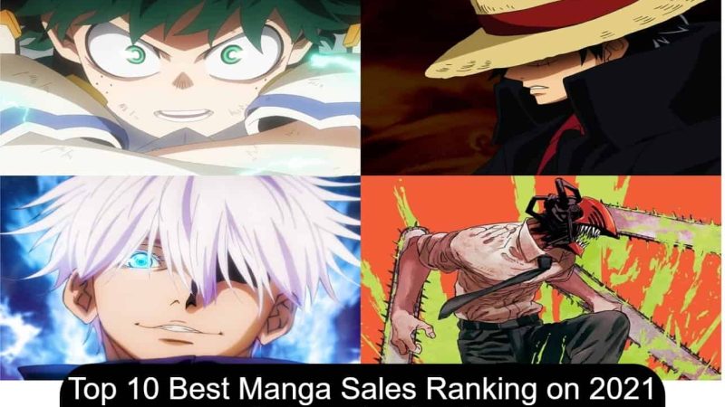 Read Top 10 Best Manga Sales Ranking on 2021 In Japan By Series