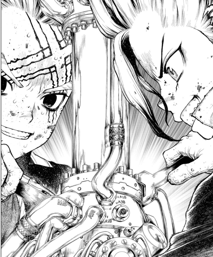 Dr. Stone Chapter 216 Senku And Xeno