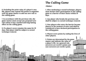 Culling Game