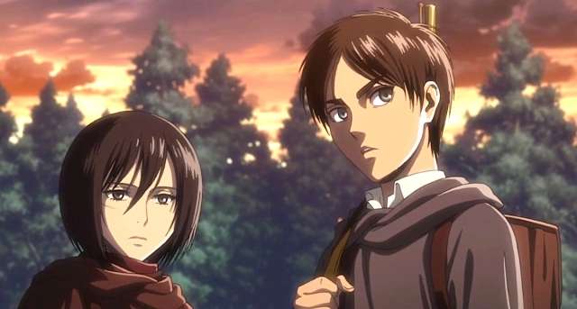 eren and mikasa