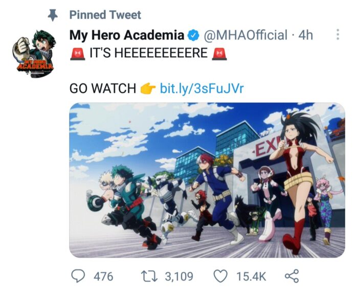 My Hero Academia Season 5 released