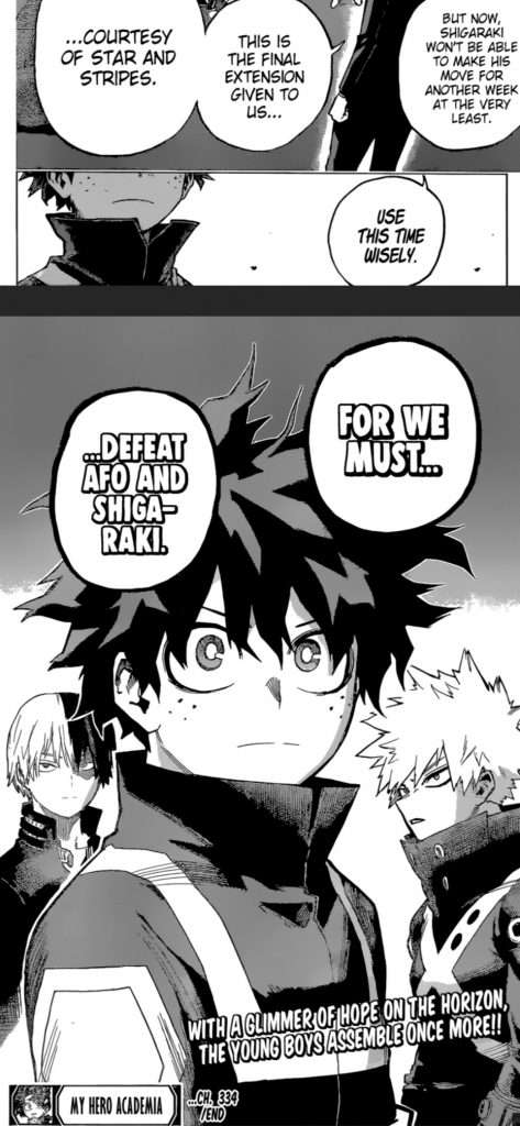 My Hero Academia Chapter 334