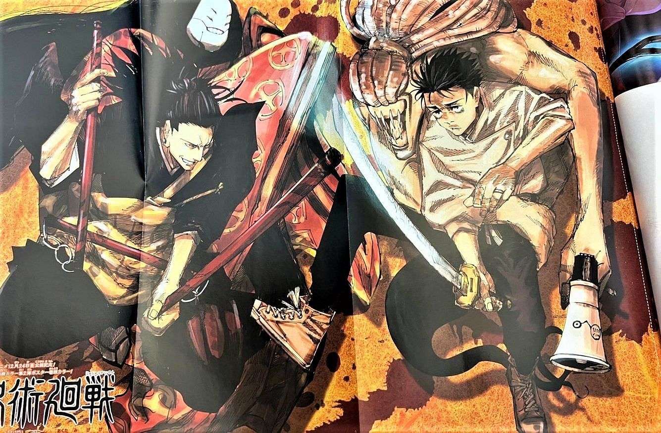 jujutus kaisen chapter 169 colored illustration