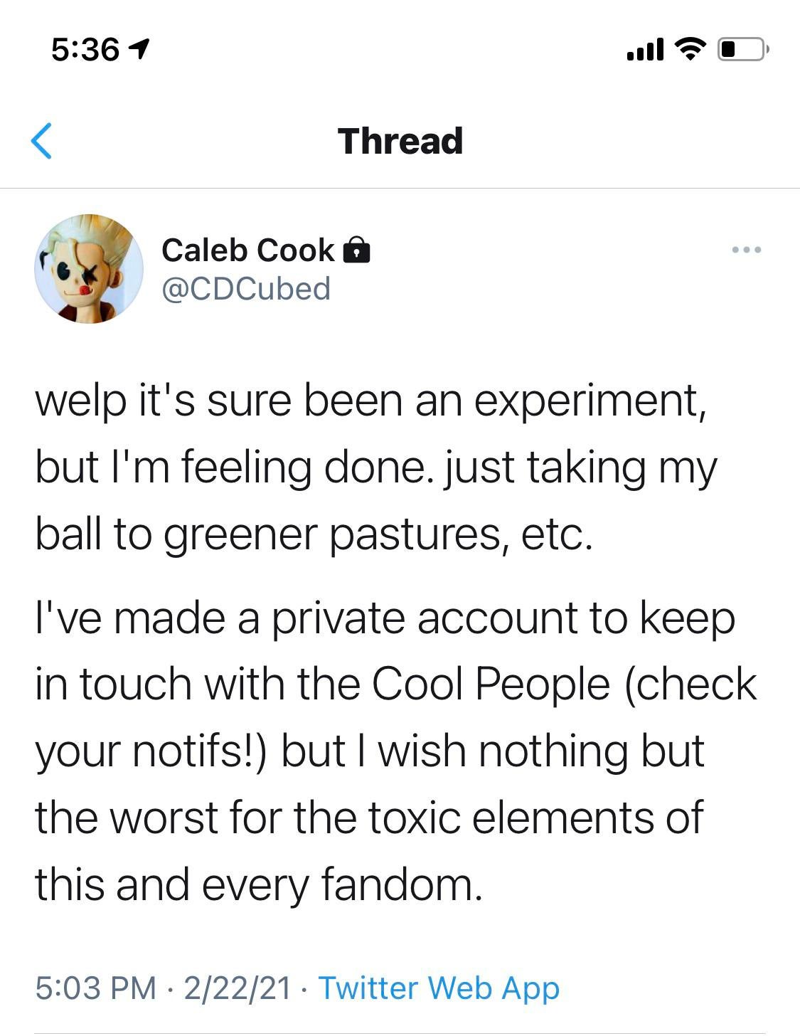 My Hero Academia Translator, Caleb Cook, Driven Off Twitter By Toxic Fans