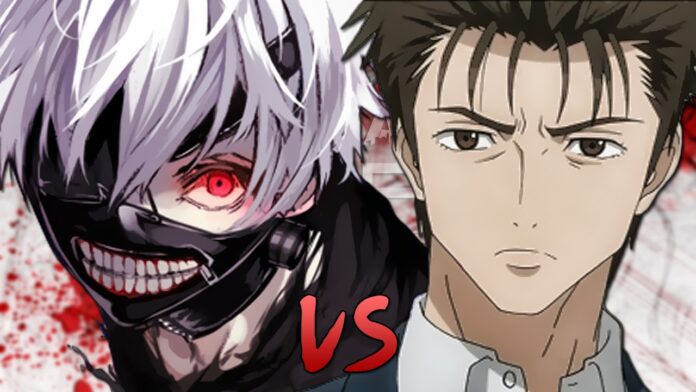 Kaneki Ken (TOKYO GHOUL) VS Shinichi Izumi (PARASYTE) – DEATH BATTLE