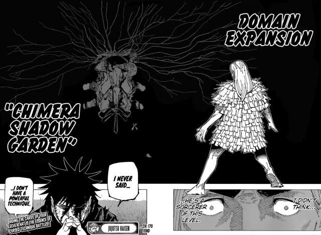 megumi uses domain expansion against reggie jujutsu kaisen