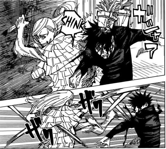 megumi vs reggie in gymnasium jujutsu kaisen