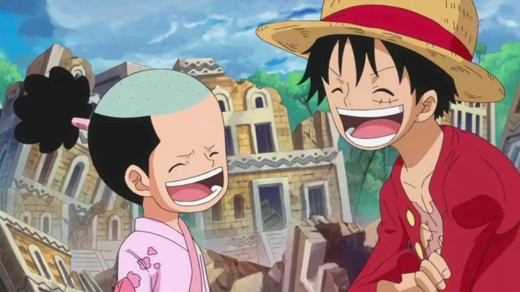 One Piece Luffy and Momo