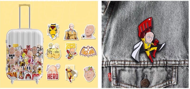 One Punch Man Stickers
