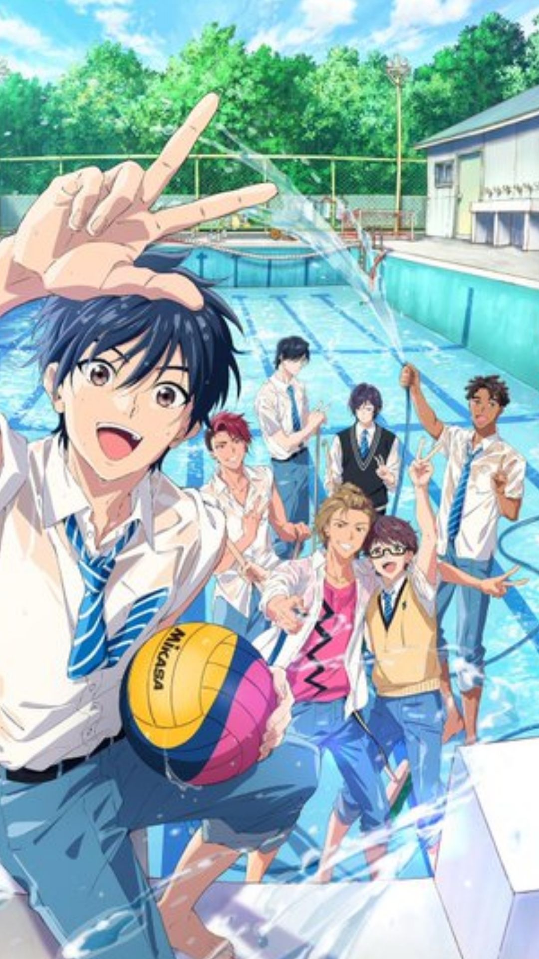 RE-MAIN the Competitive Water Polo Anime Teases Visual & Reveals Rival Cast