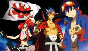 Top 10 Anime like One Piece, Tengen Toppa Gurren Lagann