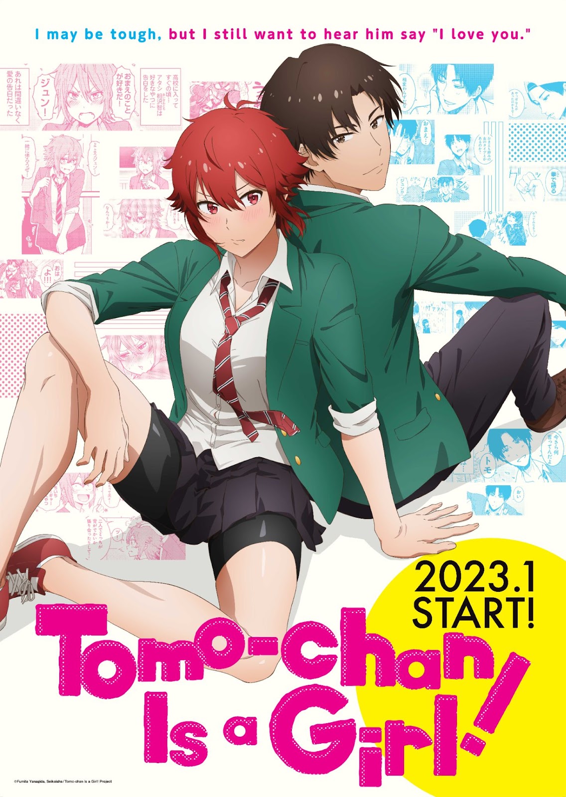 Crunchyroll Presents ‘Tomo-chan Is a Girl!’ Anime for January 2023 Debut