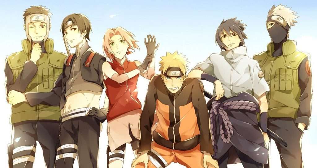 Yamato-Sai-Sakura-Naruto-Sasuke-and-Kakashi-