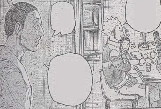 In the first image, Nobunaga observes Heil-ly soldiers from a distance. In the final chamber, they may be seen gathered around a table.