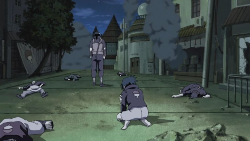 Itachi spares Sasuke