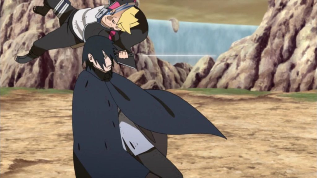 Sasuke losing his Rinnegan