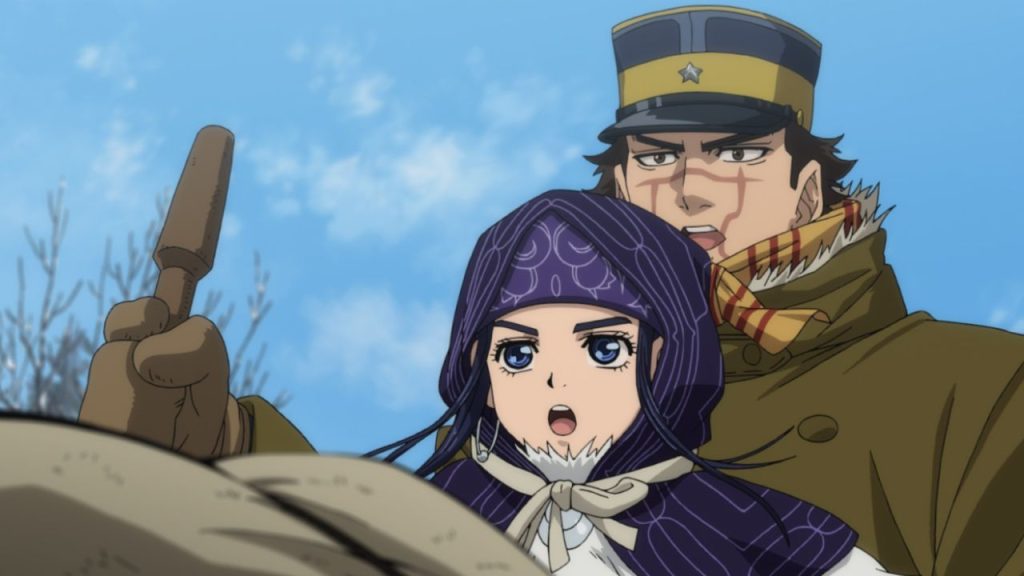 Asirpa and Sugimoto Golden Kamuy