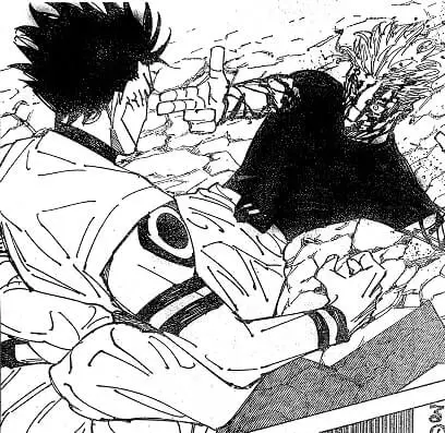 After reviving his cursed technique, Gojo launches an assault on Sukuna.