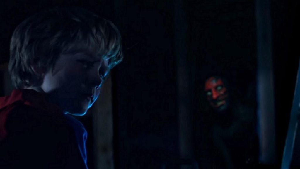 Ty Simpkins and Joseph Bishara in Insidious: The Last Key (2018)