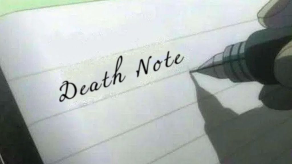 Writing In The Death Note (Death Note)