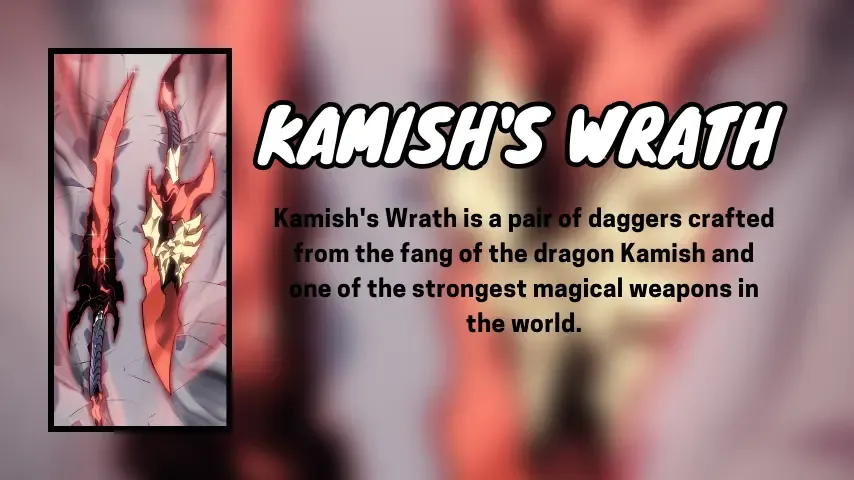 Kamish's Wrath: The strongest weapon among the list of Sung Jin-Woo's All Weapons