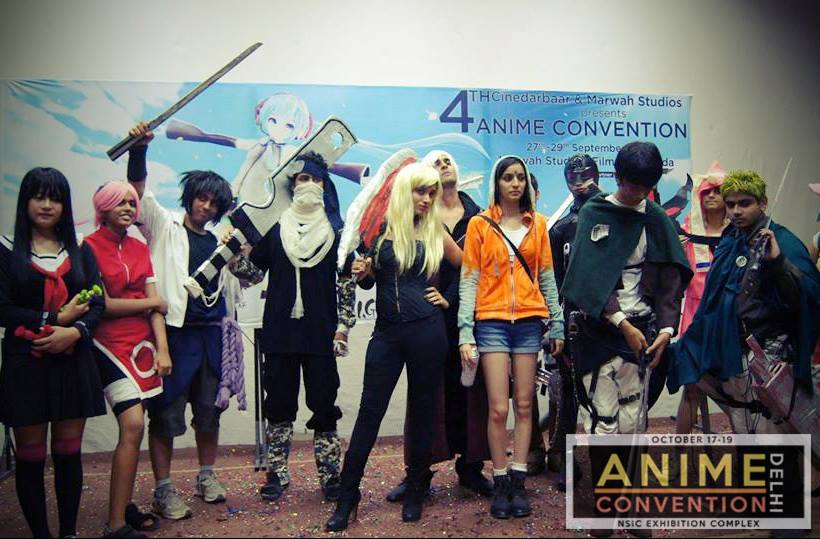 Indian anime cosplayers