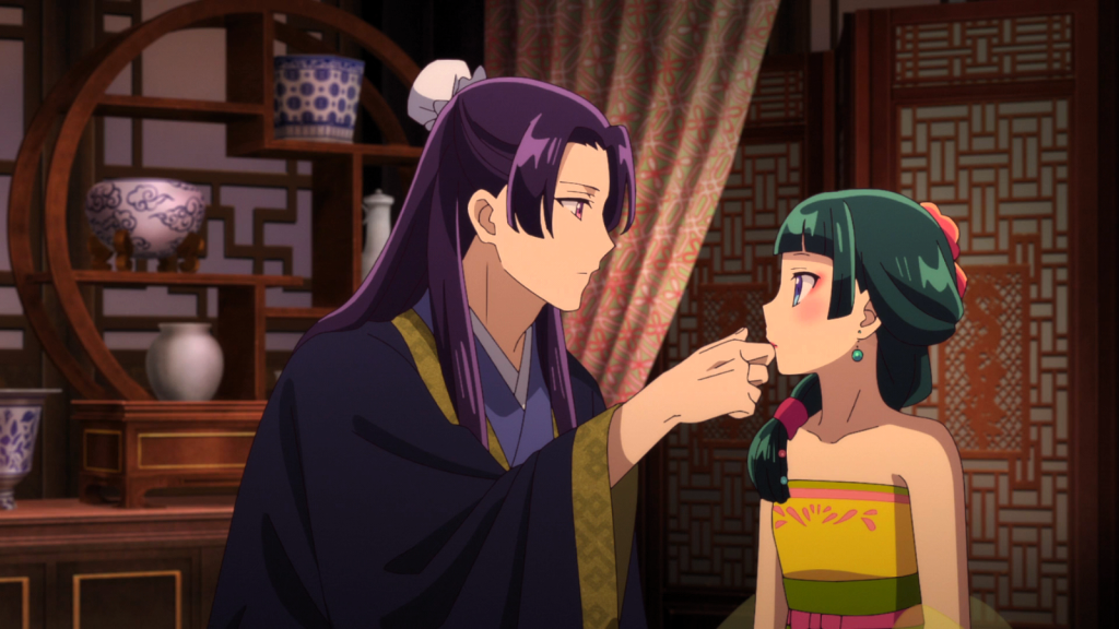 apothecary-diaries-episode-12-jinshi-indirect-kiss