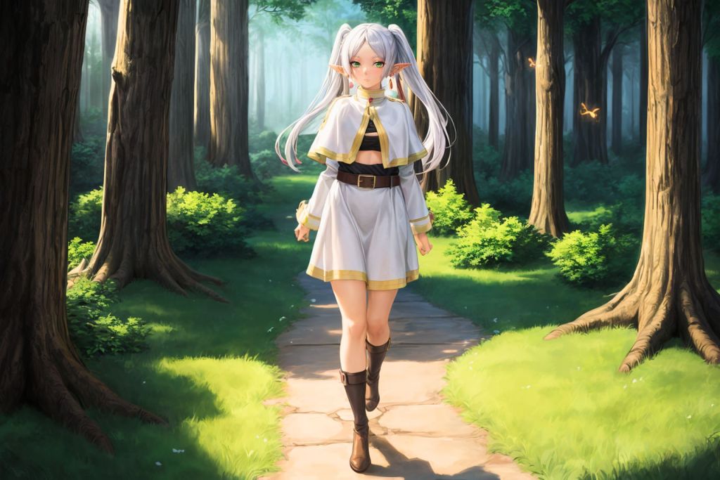 frieren_forest_wallpaper