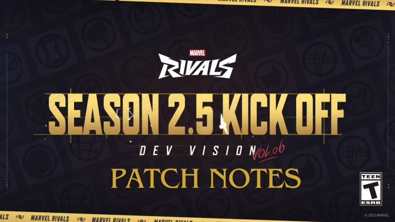Marvel Rivals Season 2.5 Patch Notes- Everything You Need to Know